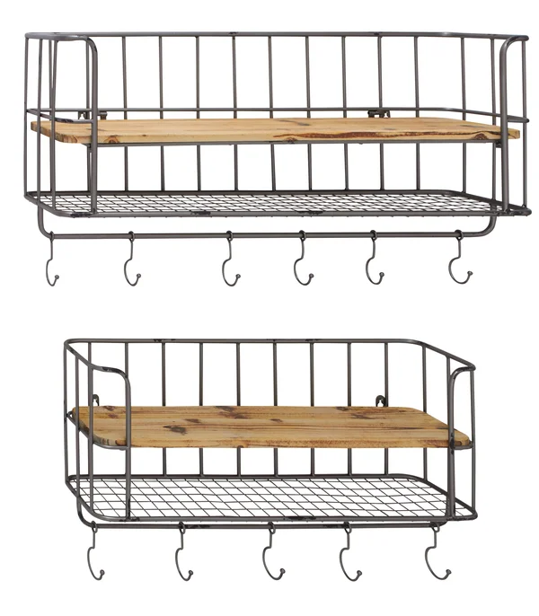 Wall Shelf Hook - Set of 2