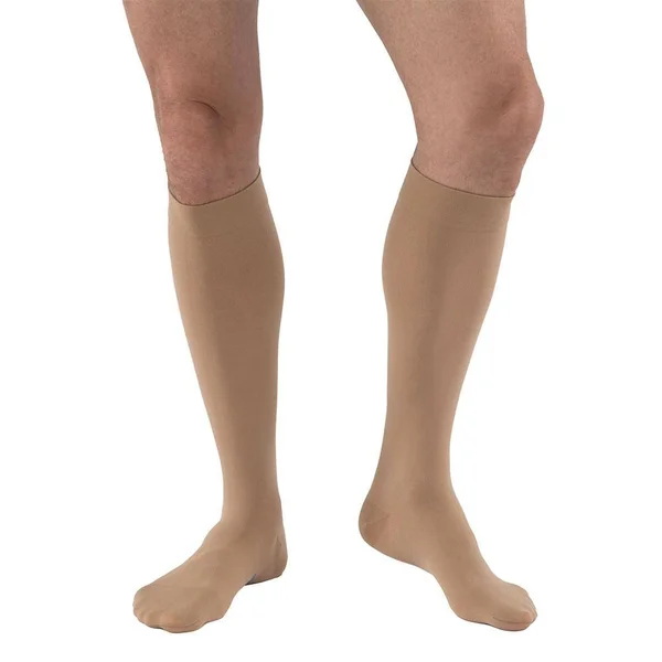 Jobst Relief 20-30 Closed Toe Knee High Compression Stockings w/Band Black X-Large Reg
