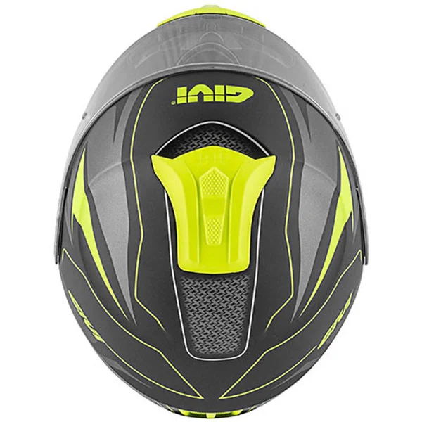 Givi X.21 Challenger Shiver Helmet - black-yellow, Size L