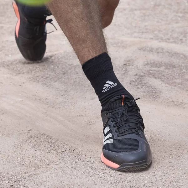 Adidas Men's Adizero Ubersonic 2 Clay Tennis Shoes - Black