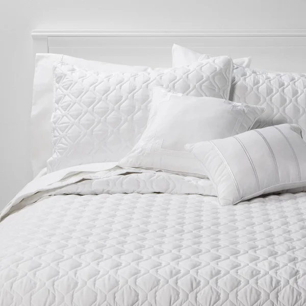 Full/Queen 5pc Quilt Set White Richmond - Threshold