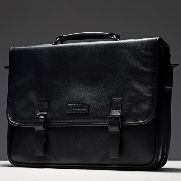 Alpine Swiss Genuine Leather 15.6” Laptop Briefcase Flap Over Messenger Bag, 16" x 12.5" x 4"