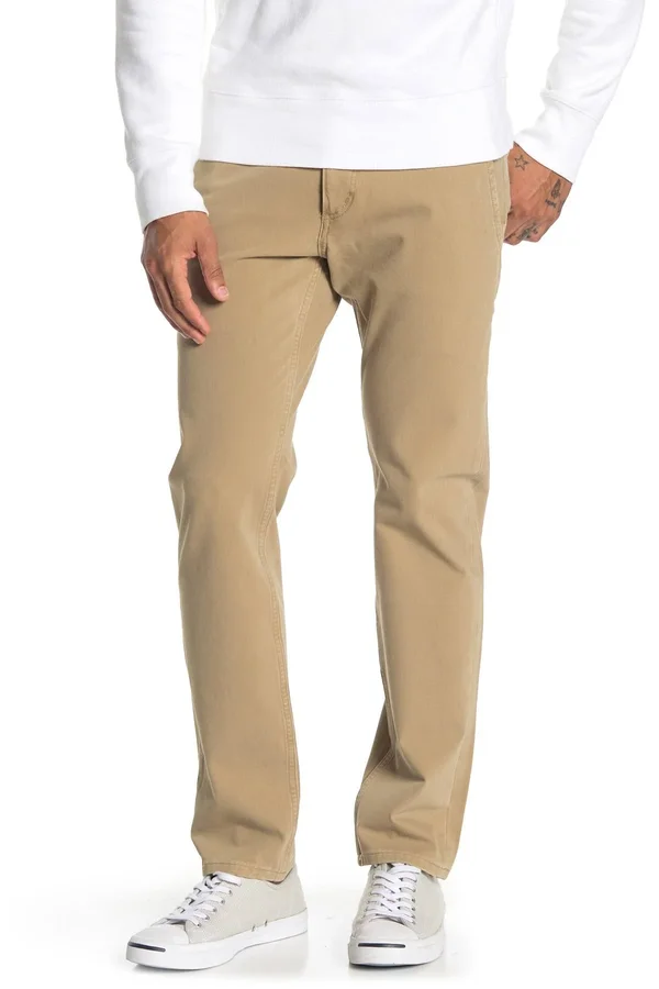 Dockers Men's Alpha Smart 360 Flex Slim Tapered Fit Khaki Stretch Pants - British Khaki