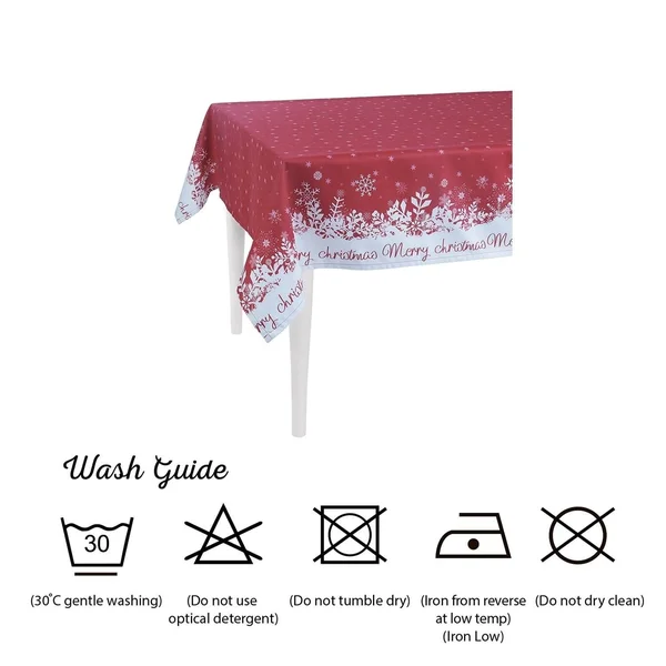 Merry Christmas Printed Decorative Tablecloth - Mikeu0026Co 55x55