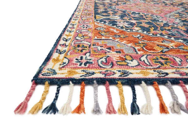 Loloi Zharah ZR-01 7&9x22 x 9&9x22 Navy - Multi Rug
