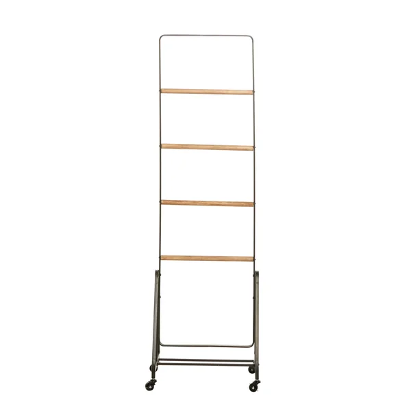 Black Iron Industrial Shelving Unit 61 x 18 x 16 - 18 x 16 x 61 - 61.38" x 18.38" x 16.25"
