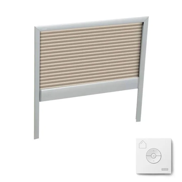 Velux FSCD C01 1155 Solar Double Pleated Blind - Beige