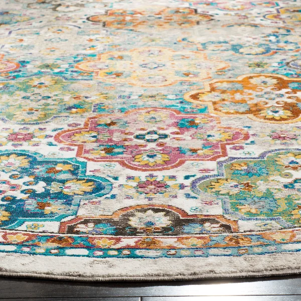 Safavieh Aria ARA161E 6&5x22 x 6&5x22 Square Beige, Multi Area Rug