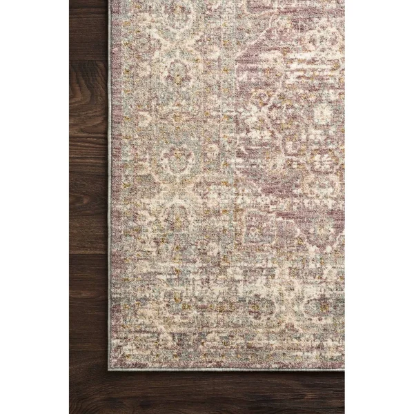 Alexander Home Austen Antique Washed Traditional Inspired Area Rug - Lilac - 9&6x22 x 12&5x22