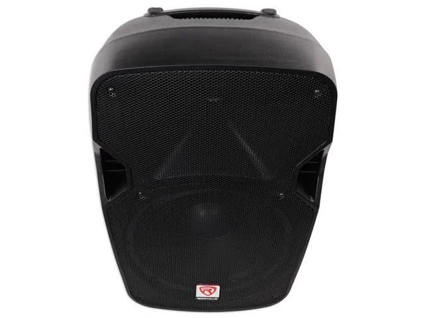 (2) Rockville SPGN124 12x22 Passive 2400W DJ PA Speakers+Stands+Cables+Carry Bag