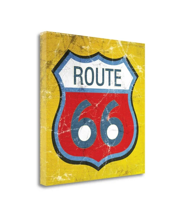 24x22 x 24x22 Route 66 by Linda Woods Fine Art Giclee Print