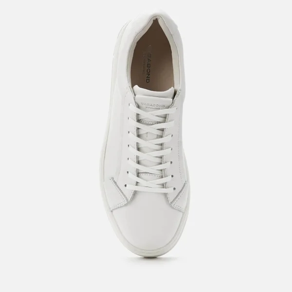 Vagabond Judy Flatform Sneakers in White Leather