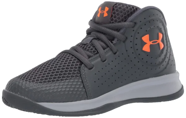 Under Armour Pre-School Jet 2019 Basketball Shoes - Gray, 1