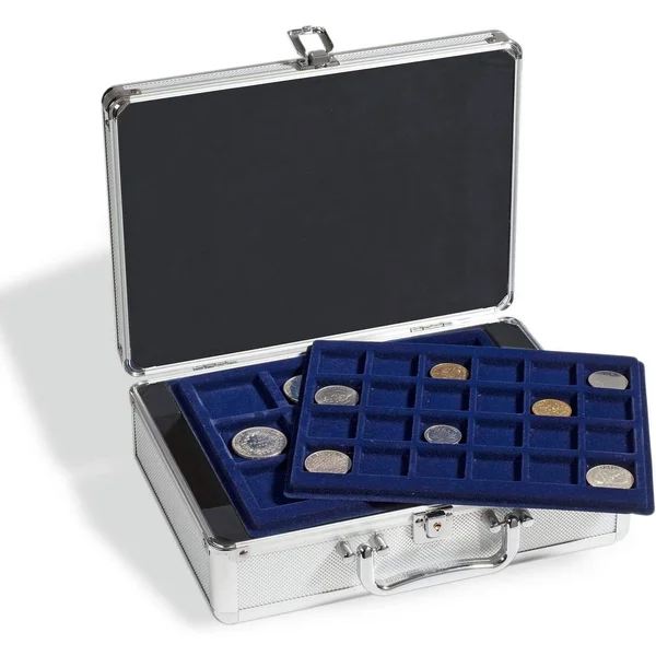 Lighthouse Coin Case for 112 Coins, Incl. 6 Coin Trays