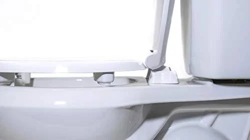 Centoco HL820STS-001 Plastic Elongated Toilet Seat with Open Front - White