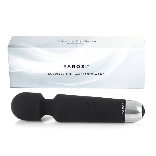 Alessandro Yarosi Cordless Waterproof Therapeutic Wand Massager, 8 Powerful SPE