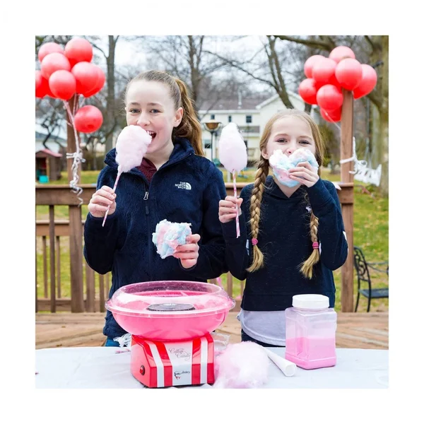 The Candery Cotton Candy Machine - Bright, Colorful Style- Makes Hard Candy, Sugar Free Candy, Sugar Floss, Homemade Sweets for