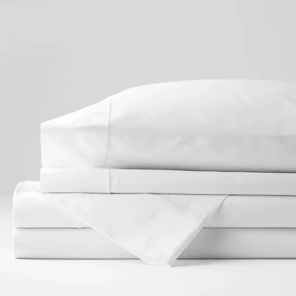 The Company Store Classic Solid 3-Piece White 350-Thread Count Cotton Sateen Twin XL Sheet Set