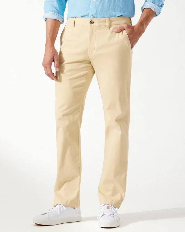 Tommy Bahama Men's Boracay Flat-Front Chino Pants - Light Butternut - Size 42 x 30