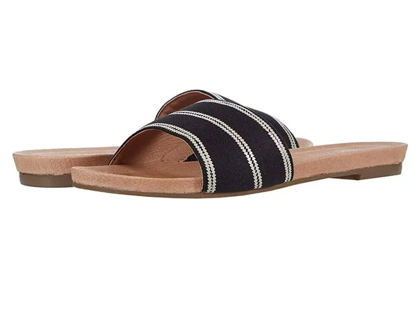 Hari Mari Sydney Woven Slide Sandal - Women's Black/Natural - 11.0