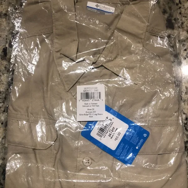 Columbia Silver Ridge 2.0 Long Sleeve Shirt 2x - Fossil