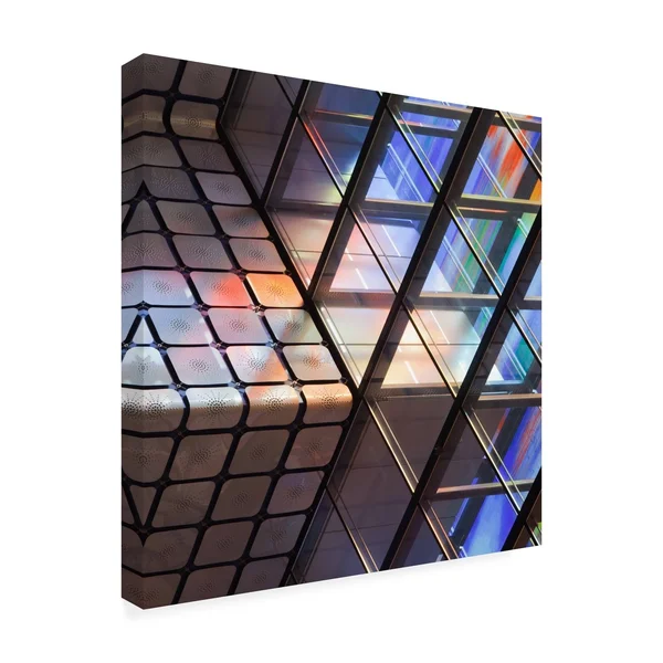 Jeroen Van De 'Lines and Colours' Canvas Art - 24x24