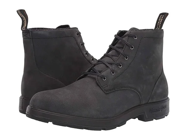 Blundstone Men's Lace Up Leather Boot Style 1931 - Rustic Black - 9.5