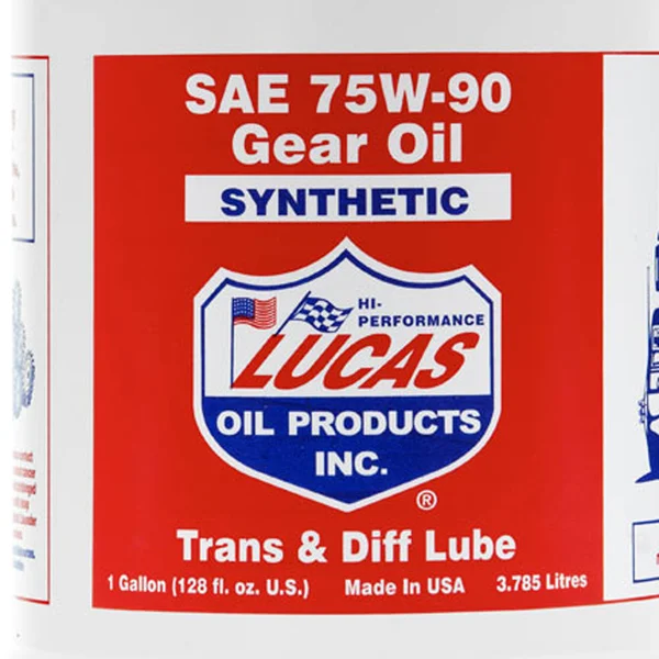 Lucas Oil 10048 Synthetic SAE 75W-90 Trans & Diff Lube 1 Gallon