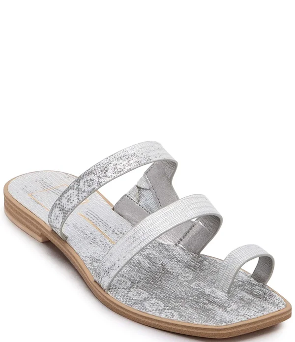 Dolce Vita Isala Pewter Embossed Lizard - Women's, Size: 9.5