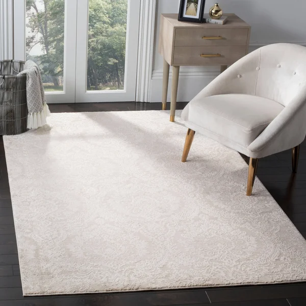 Safavieh PRN717B Princeton Silver - Beige Area Rug - 4& x 6&