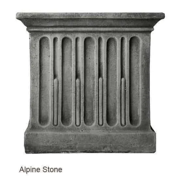 Campania International Fleur De Lis Brown Stone Small Urn