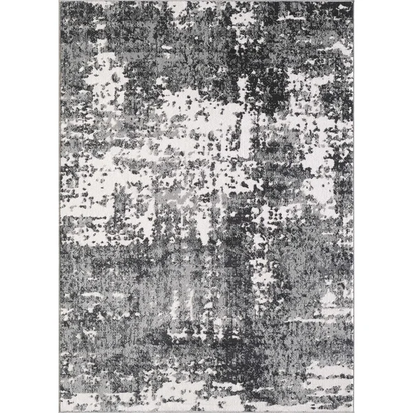 Gartinelli White and Grey Area Rug - 7&10x22x9&10x22