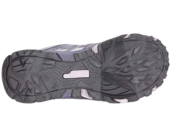 Merrell Kids Moab FST Low A/C Waterproof Girls Shoes 9234557 - 12 Little Kid W - Cadet, Purple Ash