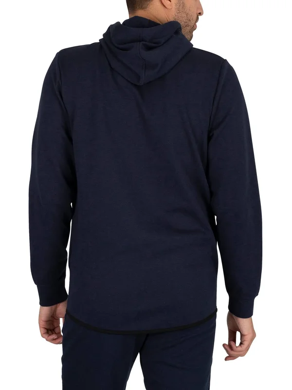 Jack & Jones Mens&s Air Zip Hoodie - Navy Blazer, AIR-ZIPHOOD, Size: L