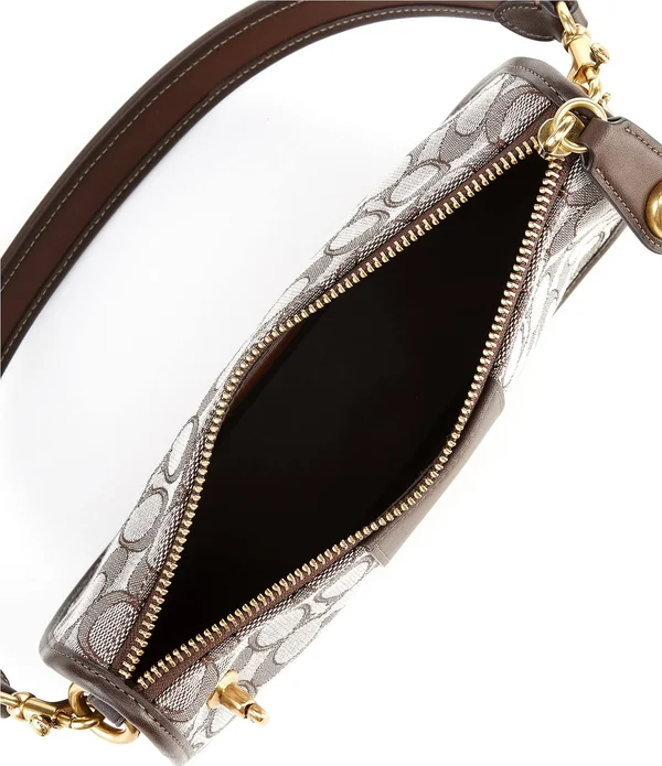 Coach Original Signature Swinger Shoulder Bag - Oak Maple/Brass