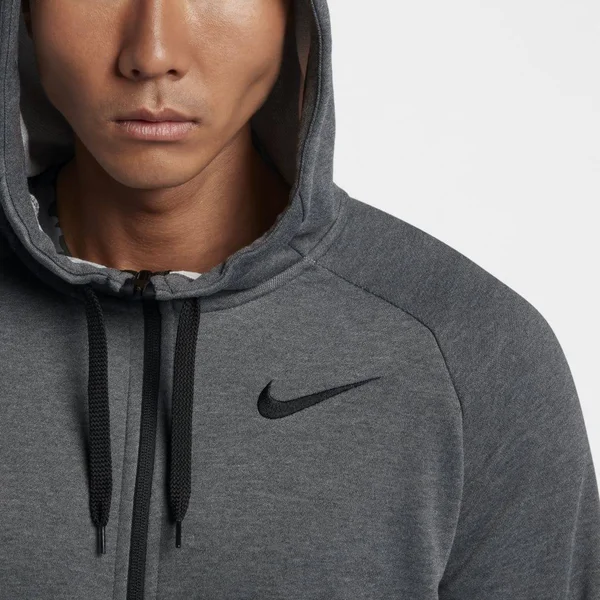 Men's Dry Training Full-Zip Hoodie Nike Charcoal