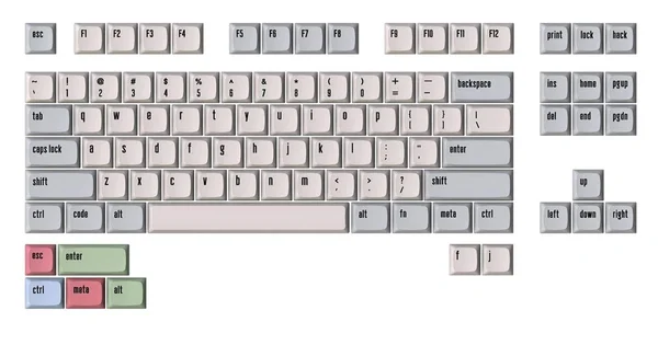 Drop + Mito XDA Canvas Keycap Set for Tenkeyless Keyboards - Compatible with Cherry MX Switches and Clones (TKL 94-Key Kit)