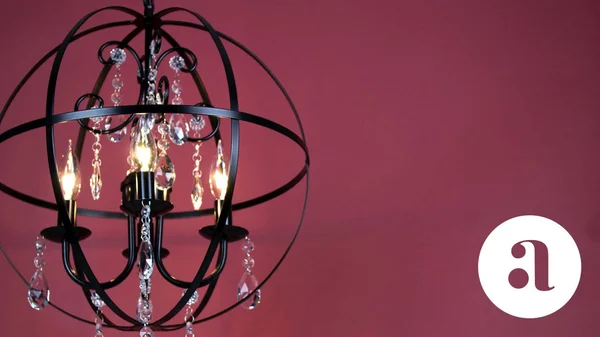 AmalfiDecor Luna 4-Light Crystal Chandelier Finish: Black