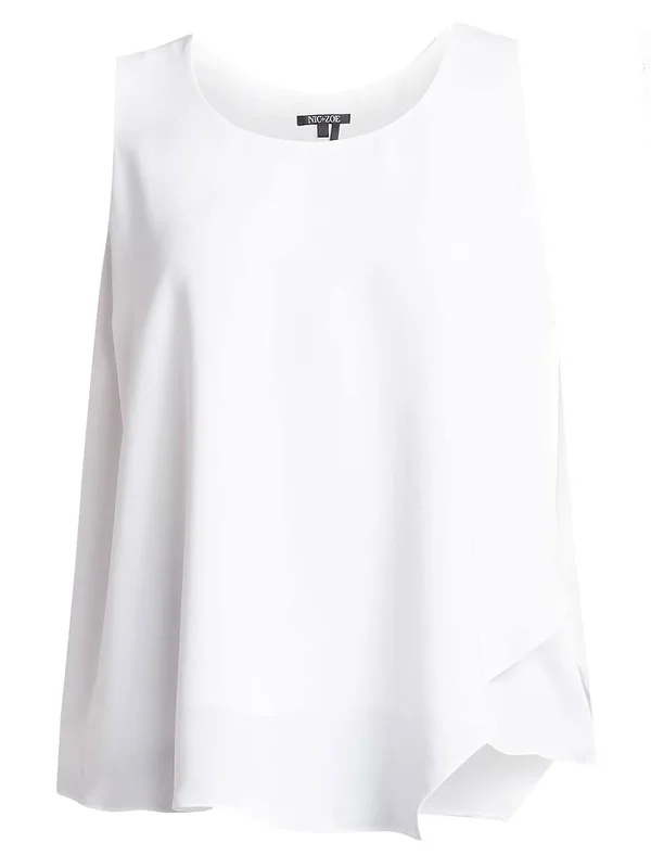 Plus Size Women's Nic+Zoe Promenade Top - Size 1x - White