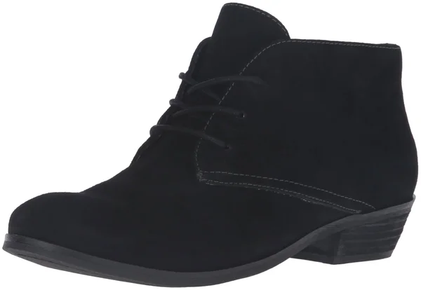 SoftWalk Women's Ramsey Suede Chukka Boots - Black - Size 6