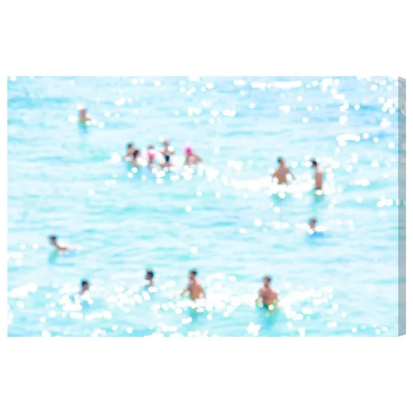 Oliver Gal 'Afternoon at The Beach by Tal Paz-Fridman' Nautical and Coastal Wall Art Canvas Print - Blue, Brown - 24 x 16