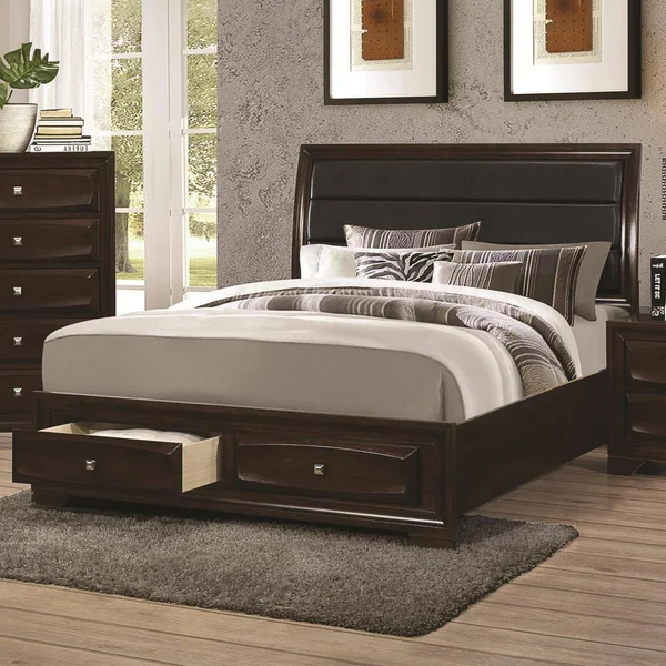 Coaster Furniture Jaxson Cappuccino King Bed