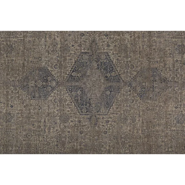 Gilford Rustic Persian Farmhouse Rug, Warm Gray/Blue, 5ft x 7ft - 2in Area Rug, Size: 5' x 7'-2 inch