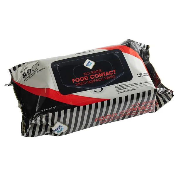 WipesPlus Food Contact Sanitizing Wipes - 12/Case