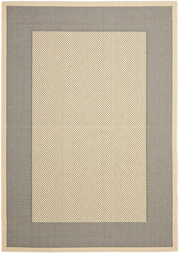 Safavieh Courtyard Area Rug CY7987 Grey - Cream, 5& 3x22 x 7& 7x22