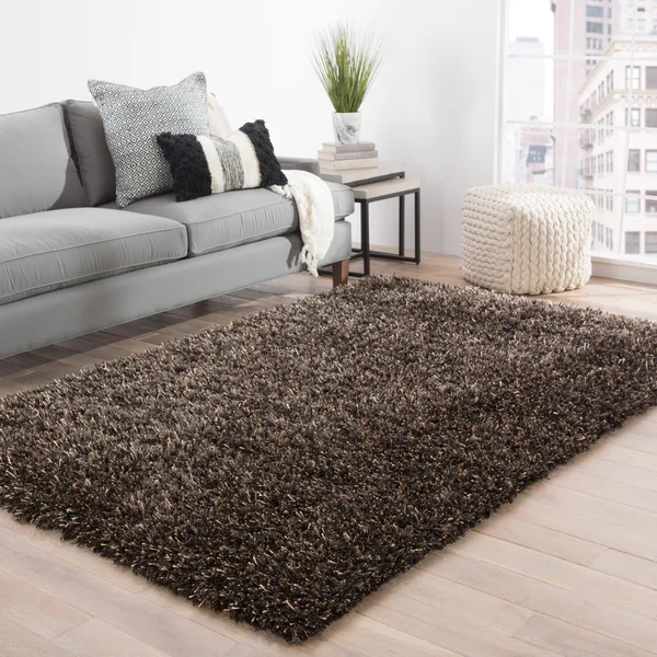 Jrcpl Axel Solid Silver/ Tan Area Rug (5& x 8&)