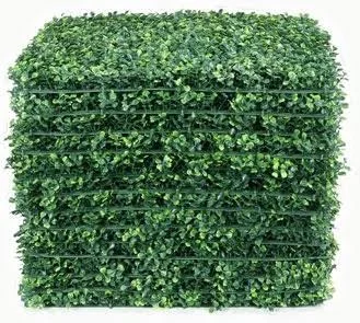 Topeakmart 12pcs 20'' x 20'' Artificial Boxwood Hedge Panel Decorative Fence Wall Plant for Garden - Size: 20 x 20 x 1.4'' (LxWxT