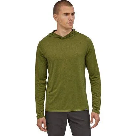 Patagonia Men's Cap Cool Daily Hoody, Palo Green-Light Palo Green, X-dye-S