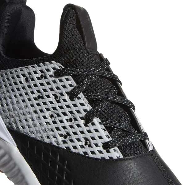 Adidas Golf Adicross Bounce 2 Golf Shoes - Male, Black/Silver/White, 10