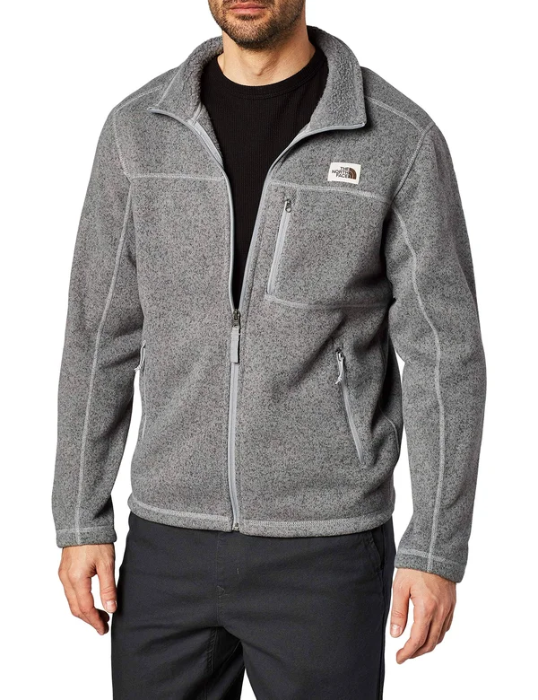 The North Face Men's Gordon Lyons Full Zip TNF Medium Grey Heather - S